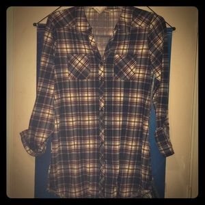 Plaid Button down dress